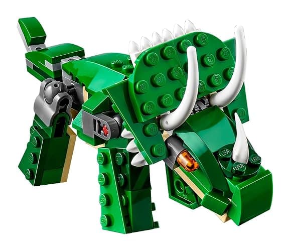 LEGO Creator 3 in 1 Mighty Dinosaur Toy, Transforms from T. rex to Triceratops to Pterodactyl Dinosaur Figures, Great Gift for 7-12 Year Old Boys & Girls, 31058 thumbnail 3