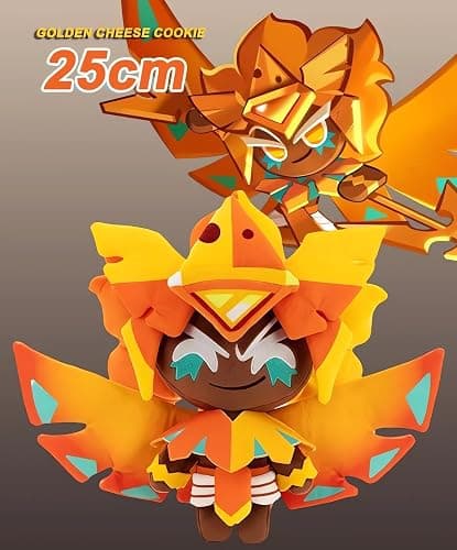 Amnii Cookie-Run-Kingdom Ornaments Golden Cheese Cookie Figurines Pillow Home Room Dormitory Decorations Stress Relief 9inch thumbnail 6