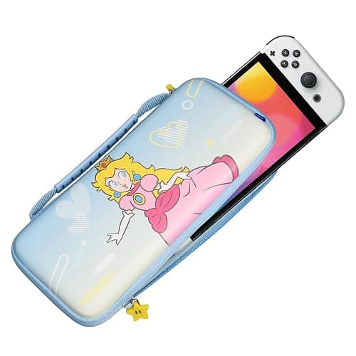 HORI Slim Tough Pouch (City Pop Peach) Carrying Case for Nintendo Switch - Officially Licensed by Nintendo thumbnail 8