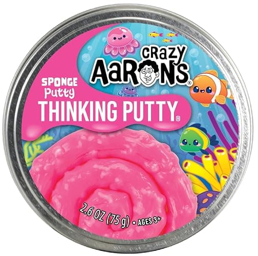 Crazy Aaron's(r) Sponge Putty Thinking Putty - Made in USA - Image 1