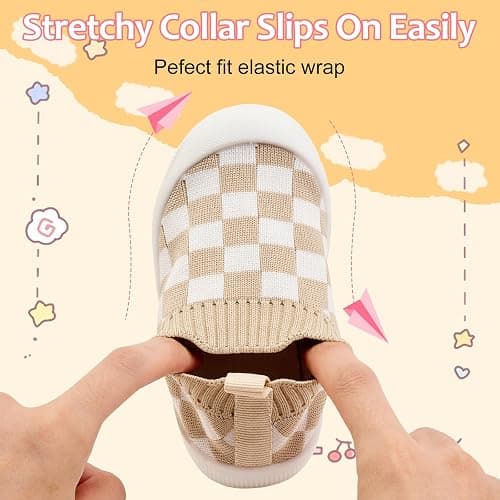 VIFUUR Baby Shoes Girls Boys Toddler Sneakers Non-Slip First Walkers Shoes for Babies 6 9 12 18 24 Months thumbnail 5