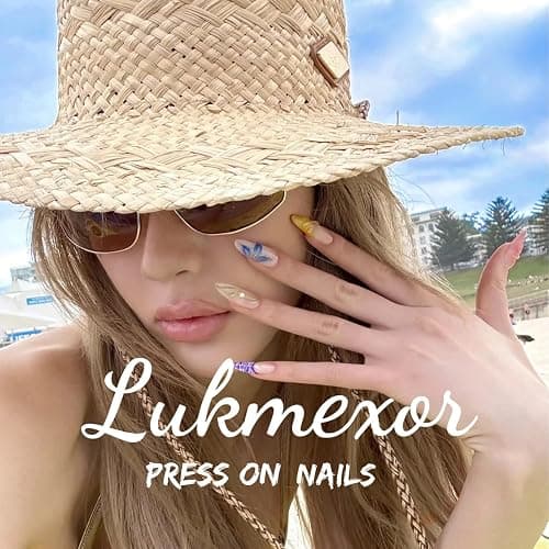 4th Of July French Tip Press On Nails Short Almond Fake Nails Independence Day False Nails Press Ons With Star Design Nude Stick On Nails Full Cover Glue On Nail For Women Nail Supplies 24pcs thumbnail 7