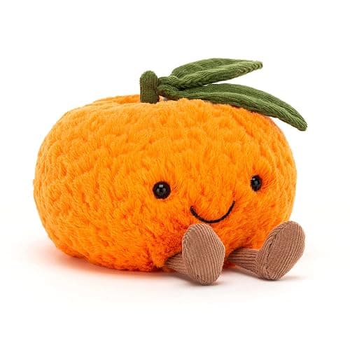 Jellycat Amuseables Clementine Stuffed Toy, Small 5 inches - Fruit Plush - Fun Gift Idea - Image 1