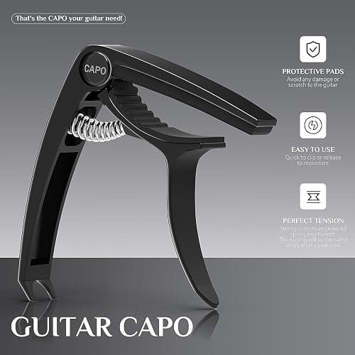 Capo,Guitar Capo for Acoustic Electric Guitar (4Pack capo) thumbnail 2