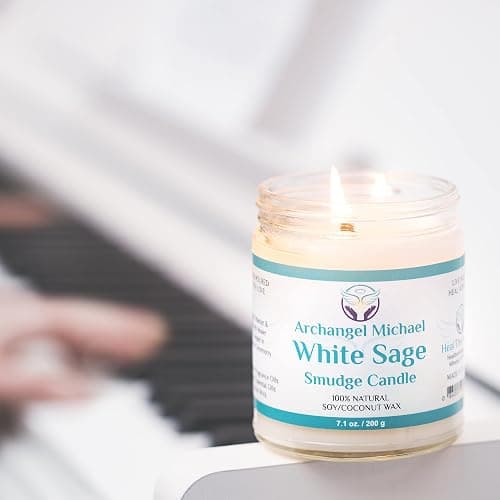 White sage archangel michael candle thumbnail 3