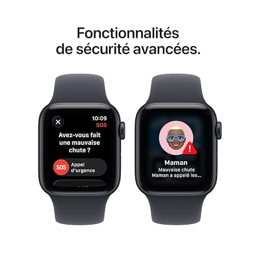 Apple Watch SE 3 [GPS 40 mm] Montre connectée avec boîtier Minuit et Bracelet Sport Minuit. Moniteur activité/Sommeil/fréquence Cardiaque, écran Toujours activé thumbnail 5