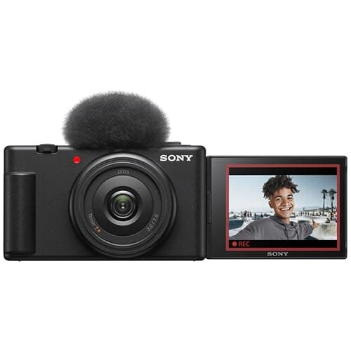 Sony ZV-1F Content Creator's Ultimate Kit: 128GB Extreme Memory, Mic, Video Light, Editing Software U-Grip, and Tripod Bundle (21pc) thumbnail 2