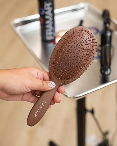 FRAMAR Chocolate Detangling Hair Brush thumbnail 5
