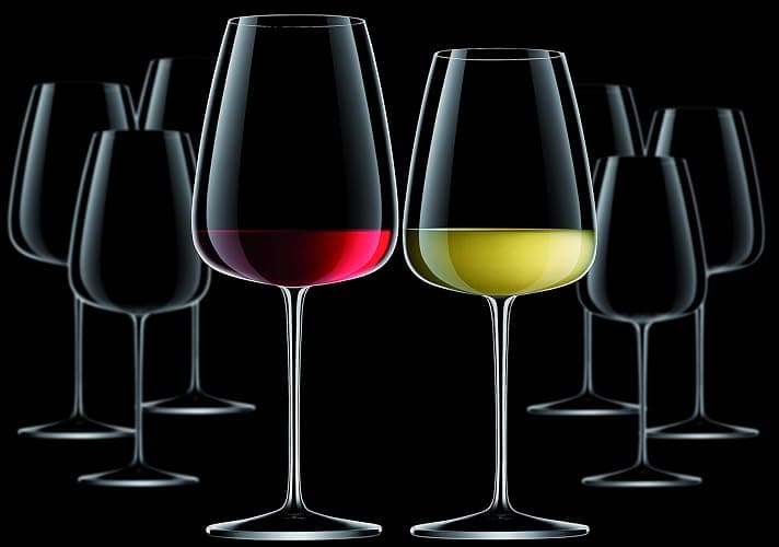 Luigi Bormioli Red Wine Glasses Set of 4 - Talismano Crystal Wine Glasses 700ml, Ultra Clear & Durable Dishwasher Safe Glassware with Titanium Reinforced Stems, Gift Box Included, Made In Italy thumbnail 4