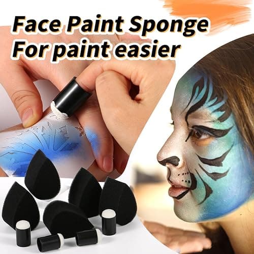 face paint brushes, sponges, etc thumbnail 5