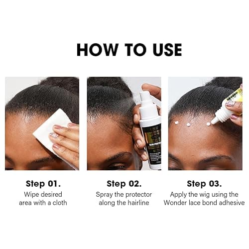 Wonder Lace Bond Skin Protector - Enhanced 2 fl.oz/60ml | Improved Formula for Preventing Irritation, and Skin & Scalp Protection, Long Lasting Adhesion thumbnail 6