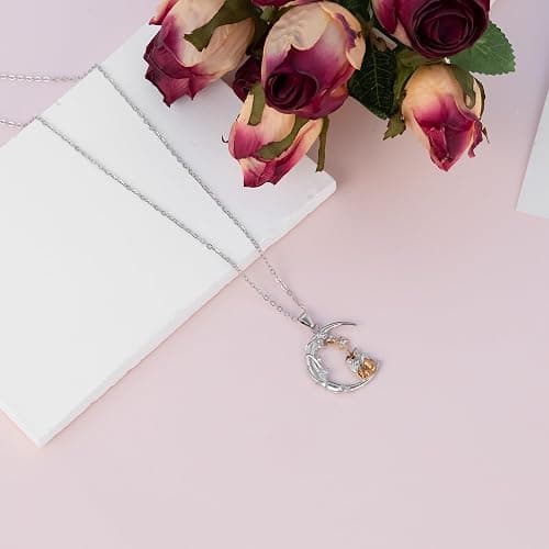 AINILOVE Dainty Fox Necklaces for Women Fox Gifts Foxes Jewelry Animal Pendant Necklaces Jewelry for Women Teens Animal Lovers lovely Spirit Necklace Gifts thumbnail 3