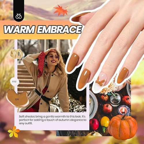 Beetles Gel Nail Polish Kit with U V Light -54 Pcs Gel Nail Kit Four Seasons Glow 32 Colors Set with Base Matte & Glossy Top Coat Soak Off Home Salon Nails DIY Manicure Gifts for Women Teen Girls thumbnail 8