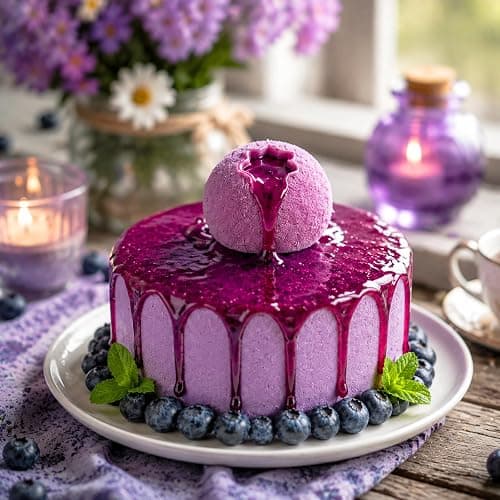 Juome 3D Blueberry Silicone Mold for Mousse Cake - 12 Cavity Fruit Pudding Blueberry Molds for Baking Pastry, Ice Cream, Cake Decoration Mould Supplies thumbnail 2