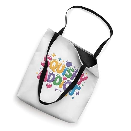 Squishy Addict Cute Pastel Slow Rise Toy Collector Graphic Tote Bag thumbnail 2