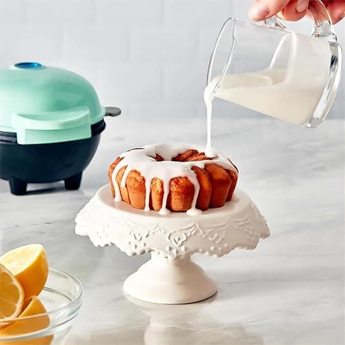 Cake Maker Lava Cake Maker Mini Donut Maker Waffle Maker Pancakes Maker Machine for Breakfast, Snacks, Desserts Non-stick Surface, Cake Machine, Double-sided Heating, Pink thumbnail 7