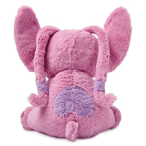 Disney Store Official Angel Medium Soft Toy for Kids - Cuddly Character with Fuzzy Texture & Embroidered Details - Flexible Floppy Ears - Disney Plushy Suitable for All Ages thumbnail 7