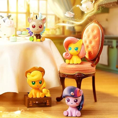 MINISO My Little Pony Blind Box Toy Surprise Box Figure Model Cute Peripheral Ornaments Collectible Toy Surprise Figures for Room Decorations, Birthday Gifts (Random) 3 Mini Figures per Box thumbnail 7