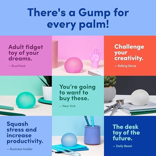 Speks Gump Stress Balls | Ultra Soft Squishy Fidget Toy for Adults & Teens | Stress Relief & Desk Toy | Cool thumbnail 7