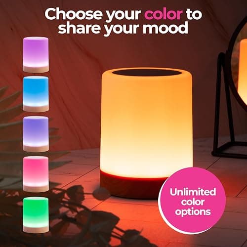 LuvLink Friendship Lamp v2.0 - Long Distance WiFi Touch Lamps for Couples, Friends & Family | Stay Connected from Anywhere – Easy App Setup – No Subscription (Set of Two) thumbnail 6