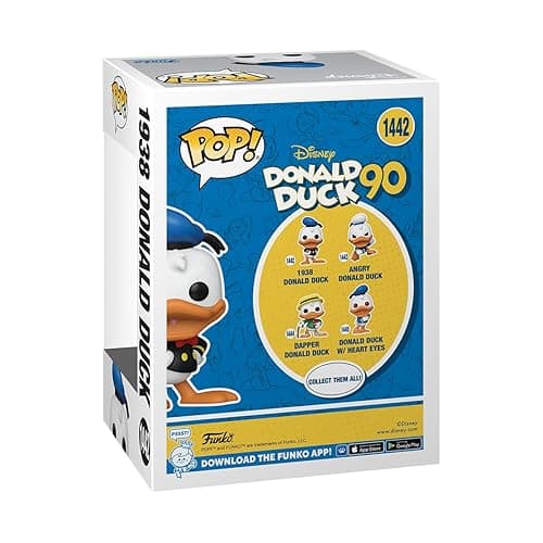 Funko Pop Disney: Donald Duck 90th Anniversary - 1938 Donald Duck - Collectable Vinyl Figure - Gift Idea - Official Merchandise - Toys for Kids & Adults - Cartoon/Animation Fans thumbnail 4