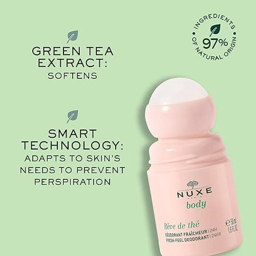 NUXE Aluminum Free Antiperspirant Deodorant Rêve de Thé. Natural 24-Hour Odor & Sweat Protection for Women, 1.6 Fl Oz thumbnail 4