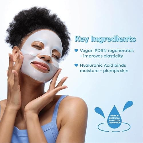 TONYMOLY Mask Melt Hydrating Hydrogel Mask - Korean Banana PDRN, 4-Pack | Formulated with Niacinamide, Adenosine, and Dipotassium Glycyrrhizate alongside a multi-form Hyaluronic Acid complex thumbnail 7