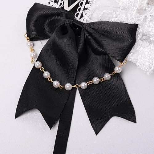 COSDREAMER Frauen Stirnband Lolita Bow Maid Cosplay Bow Flower Tiara thumbnail 5