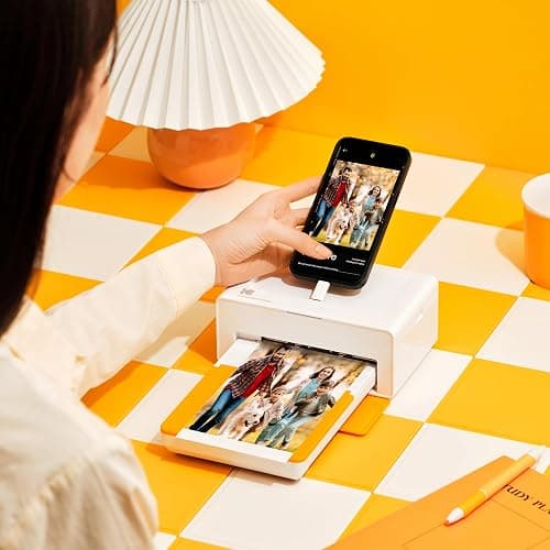 KODAK Dock Plus 4PASS Instant Photo Printer, 4x6” Portable Picture Printer, Bluetooth & Dock 2-in-1 Home and Gift Printer for iPhone & Android, 50 Sheets Bundle thumbnail 7