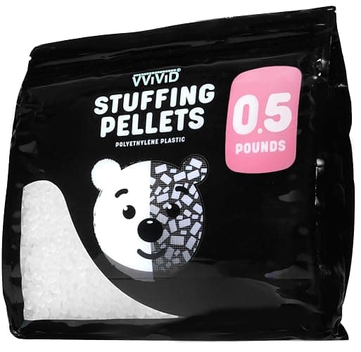 VViViD Eco-Friendly Weighted Stuffing Beads Poly Pellets (1/2 lb) - Image 1