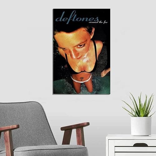 Deftone Around The Fur Music Album Canvas Art Poster And Wall Art Picture Print Modern Family Bedroom Decor Posters 12x18inch(30x45cm) thumbnail 7