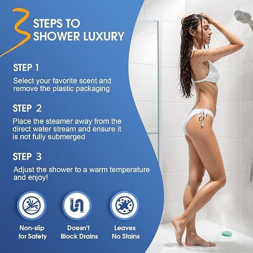 Shower Steamers, 18 Pack Set Shower Bombs with 6 Organic & Natural Fragrance, Self-Care & Relaxation Presents for Women and Men, Ideal for Personal Care and Birthday, Christmas White Elephant Presents thumbnail 6