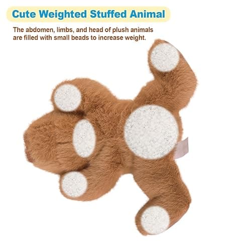 Ditucu Cute Palm-Sized Capybara Stuffed Animal Soft Capibara Plush Doll Small Plushies Toys Gifts for Kids Brown 7.8 inch thumbnail 5