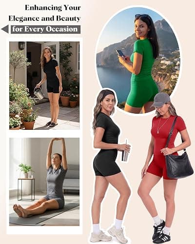 ZOOSIXX Two Piece Workout Sets for Women - Summer Outfits 2 Piece Short Gym Sets Casual Lounge Vacation Matching Clothing thumbnail 4
