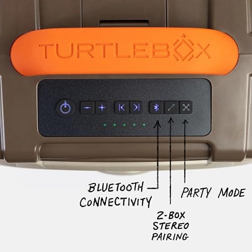 Turtlebox Original Gen 3: Portable Outdoor Bluetooth Speaker – Ultra-Loud (120dB), Waterproof (IP67), Rugged, Impact-Resistant, 3-Day Battery | Party Mode: Unlimited Pairing for Stereo Sound, Delta thumbnail 3