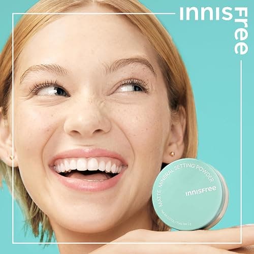 innisfree No-Sebum Matte Mineral Setting Powder, Korean Makeup, Blurring Loose Powder, Fragrance Free, Translucent thumbnail 3