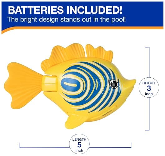 SwimWays Rainbow Reef Fish Toy, Kids Swimming Accessories & Water Toys, Learn to Swim Pool Toys for Kids Ages 5 & Up, Batteries Included, Lebron Waves thumbnail 3