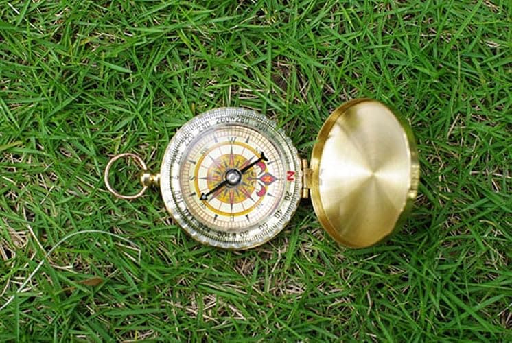 PPbean Classic Pocket Style Camping Compass thumbnail 2