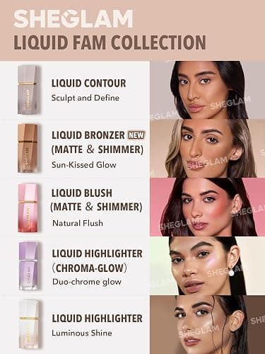 SHEGLAM Color Bloom Liquid Blush Makeup for Cheeks Matte Finish - On Point thumbnail 7