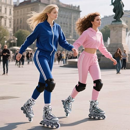 SUPER YOUNGSTER Women's Adjustable Inline Skate, Roller Skates Blades for Female Adults thumbnail 2