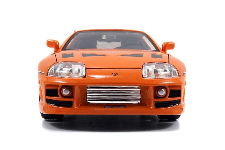 Jada Toys Fast & Furious 1:24 Brian's Toyota Supra Die-cast Car, Toys for Kids and Adults, Orange (97168) thumbnail 2
