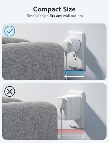 Govee Smart Plug, WiFi Plugs Work with Alexa & Google Assistant, Smart Outlet with Timer & Group Controller, WiFi Outlet for Home, No Hub Required, ETL & FCC Certified, 2.4G WiFi Only, 4 Pack thumbnail 5
