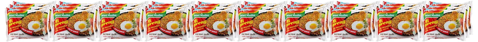 Indomie Mi Goreng Instant Stir Fry Noodles, Halal Certified, Original Flavor (Pack of 30) thumbnail 8