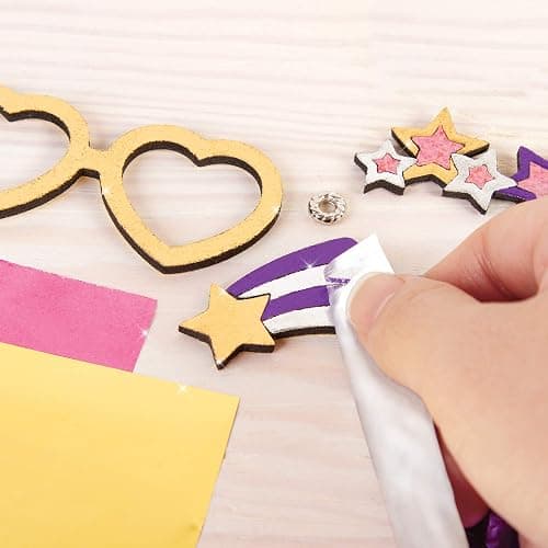 Make It Real DIY Cuddle Mob Kit - Create 4 Adorable Pom Pom Characters with 36 Pieces - All-in-One Arts & Crafts Set for Tweens & Girls - Fun, Skill-Building Craft for Kids Ages 8+ Creative Gift thumbnail 6