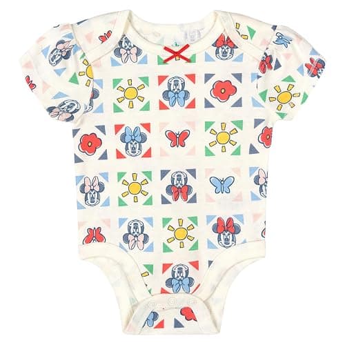 Disney Classics The Aristocats Lion King Winnie the Pooh Pixar Toy Story Baby Girls 5 Pack Bodysuits Newborn to Infant thumbnail 6