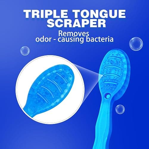 Malisseladi 5 in 1 Mini Brushes-Disposable Toothbrushes with Toothpaste + Floss + Pick + Tongue Scraper | Travel Size | Individually Wrapped | Soft | Mint | Travel Set (Mint, 26 pcs) thumbnail 3
