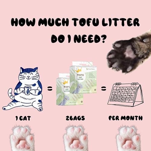 Beans Royale 2pcs Pack (6L x 2) Tofu Cat Litter, Biodegradable, Clumping Kitty Litter, Flushable,Pea Fiber,Dust Free, Odor Control, Low Tracking, Lightweight thumbnail 7