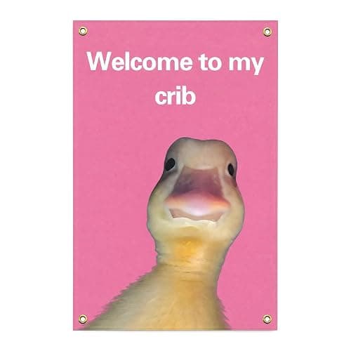 Bedroom Decor Posters, Aesthetic Posters for Bedroom Wall Decor, Room Decor Prints for Dorm, Living Room & Apartment, Modern Wall Art Set for Students, Friends & Family Gifts (Duck Pink) - Image 1