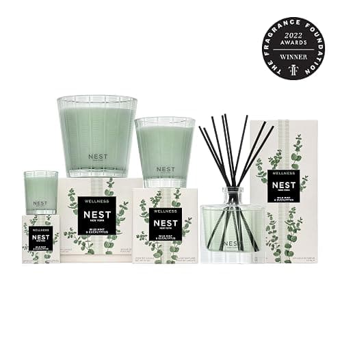 NEST New York Reed Diffuser Liquid Refill, Wild Mint & Eucalyptus - 5.9 fl oz - Fragrance for Up to 90 Days - Flame Free thumbnail 6