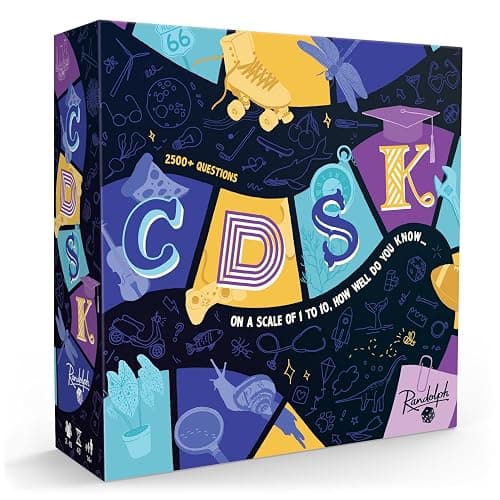 Randolph CDSK | Fun Trivia Party Game for Teens and Adults | Great for Game Nights and Large Groups | Two Player or Team Challenge | 2500+ Trivia Questions | Ages 14+ | 2 to 16 Players | 45 Minutes - Image 1